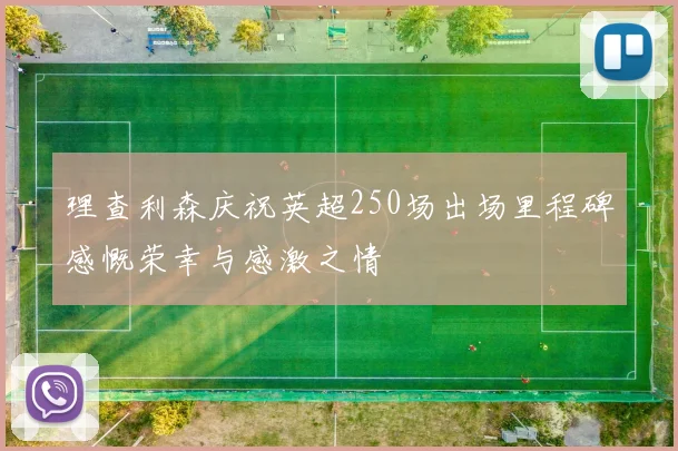 理查利森庆祝英超250场出场里程碑感慨荣幸与感激之情